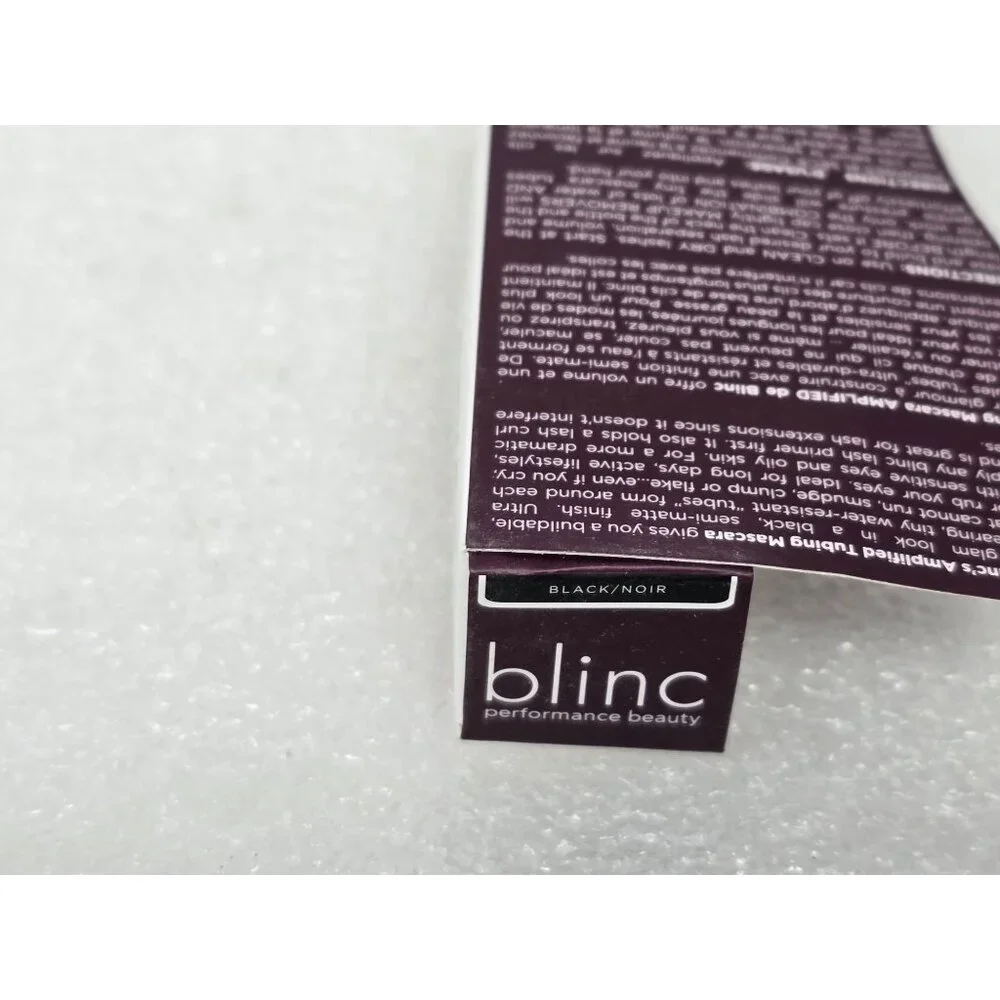 Blinc Amplified Tubing Mascara Ultra Longwear Sweat-Resistant Black Lengthening